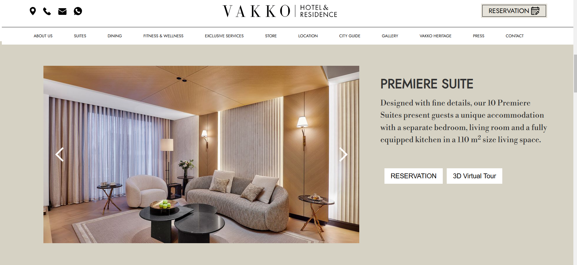 Vakko Hotel&Residence Sanal Tur